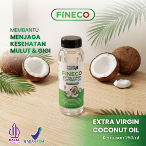 Fineco Extra Virgin Coconut Oil 250ml (Botol Plastik)