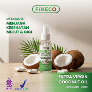 Fineco Extra Virgin Coconut Oil 100ml (Botol Plastik)