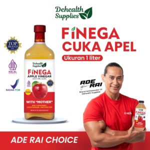Finega Cuka Apel 1000ml (Botol Kaca)