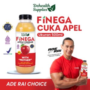 Finega Cuka Apel 500ml (Botol Plastik)