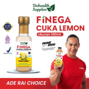 Finega Cuka Lemon 100ml (Botol Kaca)