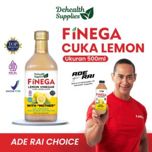 Finega Cuka Lemon 500ml (Botol Kaca)