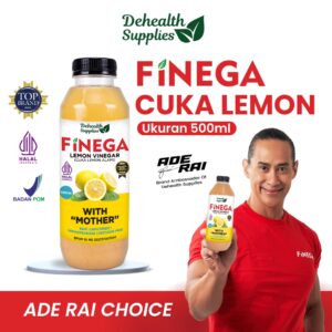 Finega Cuka Lemon 500ml (Botol Plastik)