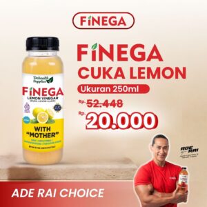 Finega Cuka Lemon 250ml Plastik Harga 20K