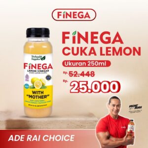 Finega Cuka Lemon 250ml Plastik Harga 25K