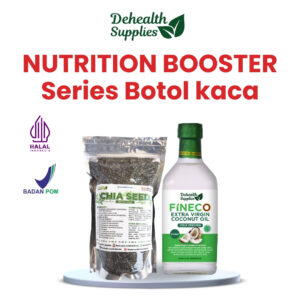 NUTRITION BOOSTER SERIES – VCO 500ml Kaca & Chia Seed 500gr