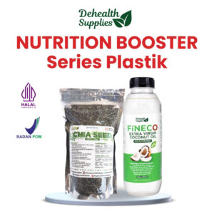 NUTRITION BOOSTER SERIES - VCO 500ml Plastik & Chia Seed 500gr