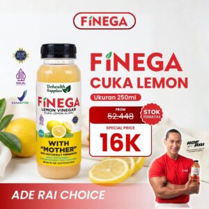 SPECIAL 6.6 – Finega Cuka Lemon 250ml Plastik Harga 16K
