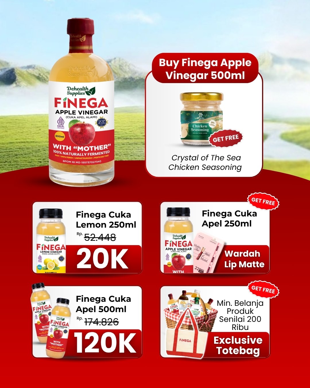 Belanja Finega Bulan Juli Lebih Hemat!